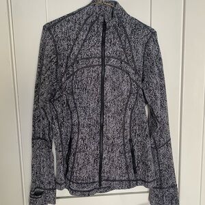 3. Size 12 LULULEMON Black And White Patterned Define Jacket